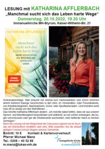 Lesung Katharina Afflerbach 20.10.2022